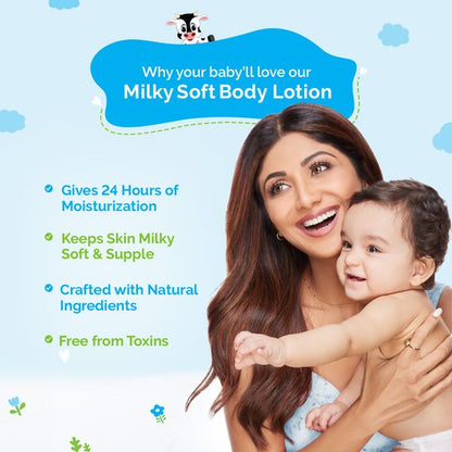 Mamaearth Milky Soft Body Lotion, 400 ML
