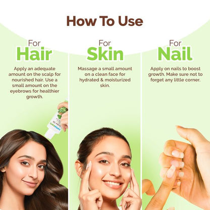 Mamaearth Castor Oil for Healthier Skin, Hair and Nails with 100% Pure and Natural Cold-Pressed Oil, 150 ML