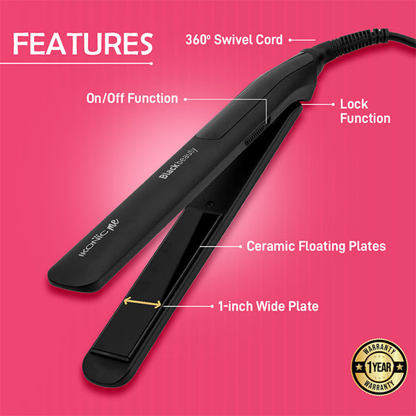 IKONIC HAIR STRAIGHTNER BLACK BEAUTY