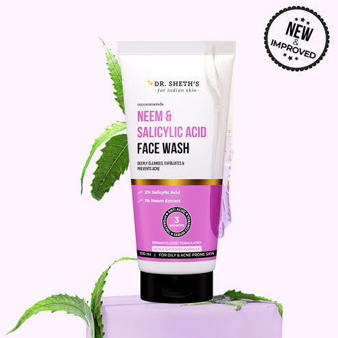 Dr. Sheth’s Neem & Salicylic Acid Face Wash, 100 GM