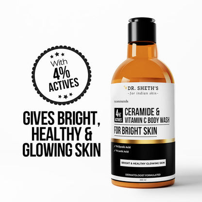 Dr. Sheth’s Ceramide & Vitamin C Body Wash, 250 ML