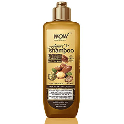 WOW SKIN SCIENCE ARGAN SHAMPOO, 100ML