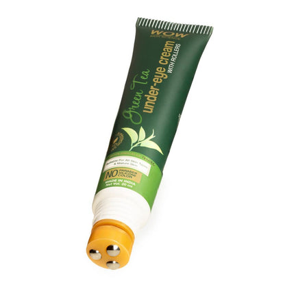 WOW SKIN SCIENCE GREEN TEA UNDER EYE ROLL ON CREAM, 20ML