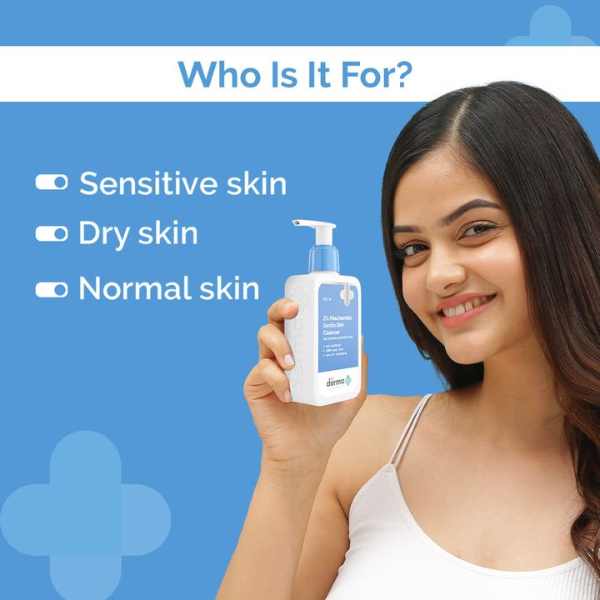 The Derma Co. 2% Niacinamide Gentle Skin Cleanser for Sensitive, Dry & Normal Skin, 125 ML