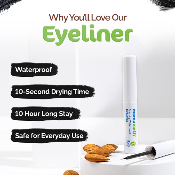 Mamaearth Soothing Waterproof Eyeliner, 3.2 ML