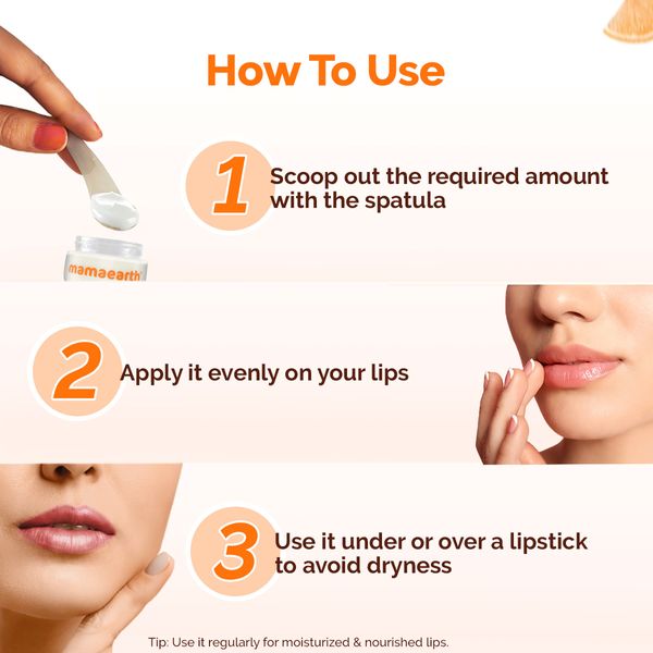 Mamaearth Vitamin C Moisture Therapy Lip Balm SPF 50, 15 GM