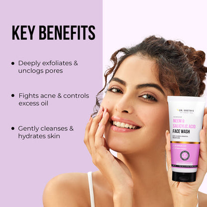 Dr. Sheth’s Neem & Salicylic Acid Face Wash, 100 GM