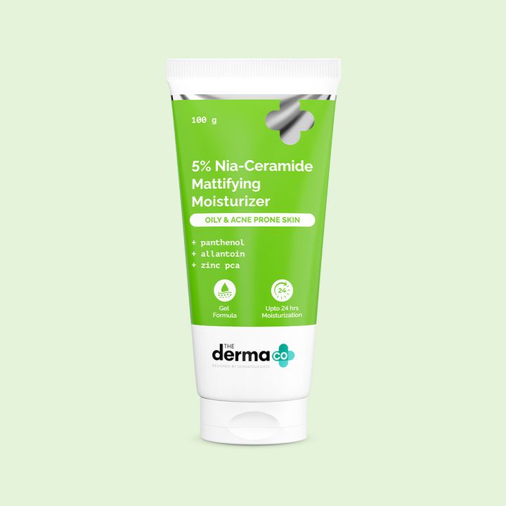 The Derma Co. 5% Nia-Ceramide Mattifying Moisturizer, 100 GM