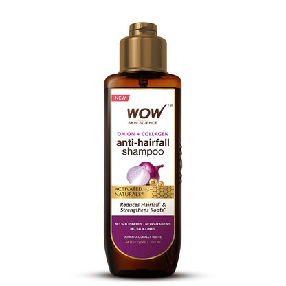 WOW SKIN SCIENCE ONION RED SEED OIL SHAMPOO, 100ML