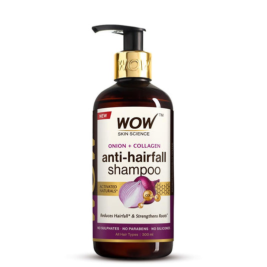 WOW SKIN SCIENCE ONION RED SEED OIL SHAMPOO, 300ML