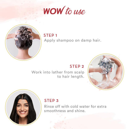 WOW SKIN SCIENCE APPLE CIDER VINEGER SHAMPOO, 100ML