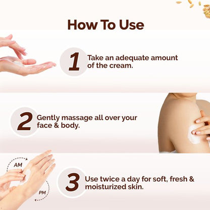 Mamaearth Rice Dewy Bright Light Moisturizing Cream, 200 GM