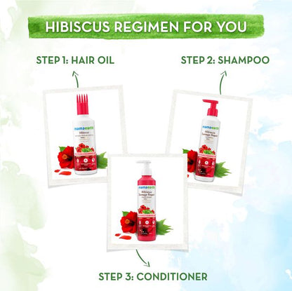 Mamaearth Hibiscus Damage Repair Hair Oil with Hibiscus & Curry Leaves, 150 ML