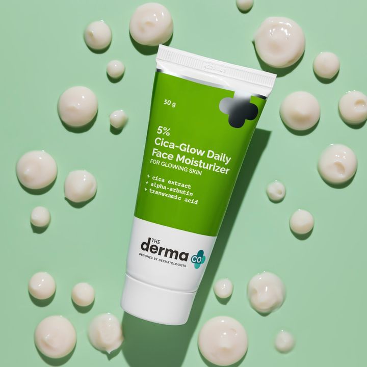 The Derma Co. 5% Cica-Glow Daily Face Moisturizer, 50 GM