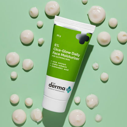 The Derma Co. 5% Cica-Glow Daily Face Moisturizer, 50 GM