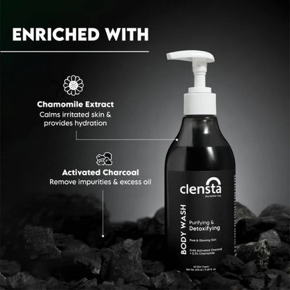 Clensta Purifying & Detoxifying Body Wash, 275 ML