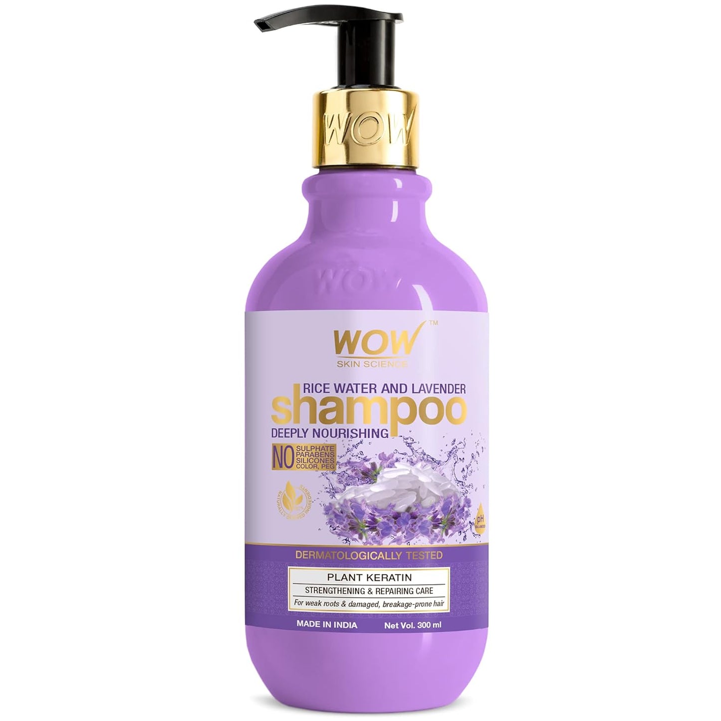 WOW SKIN SCIENCE RICE WATER SHAMPOO, 300ML