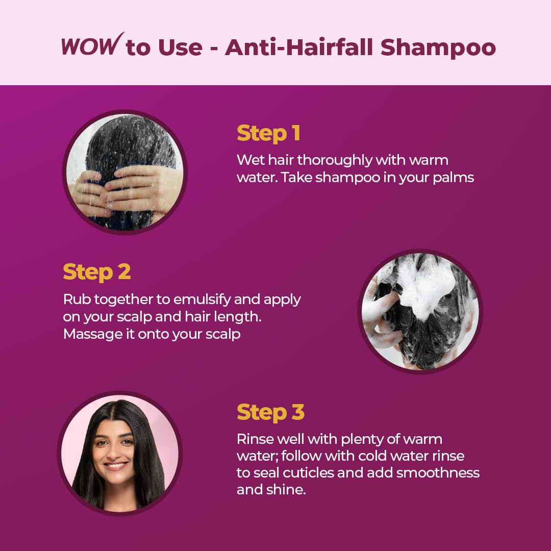 WOW SKIN SCIENCE ONION RED SEED OIL SHAMPOO, 100ML