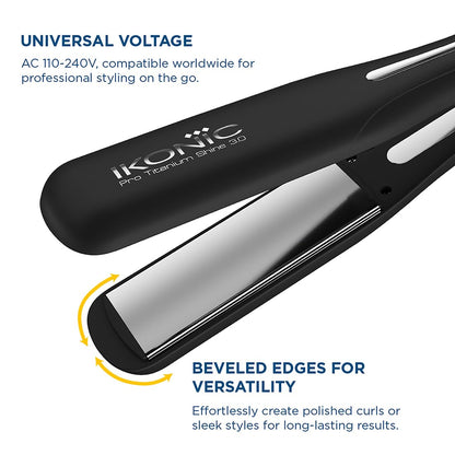 BLACK TITANIUM PRO HAIR STRAIGHTNER