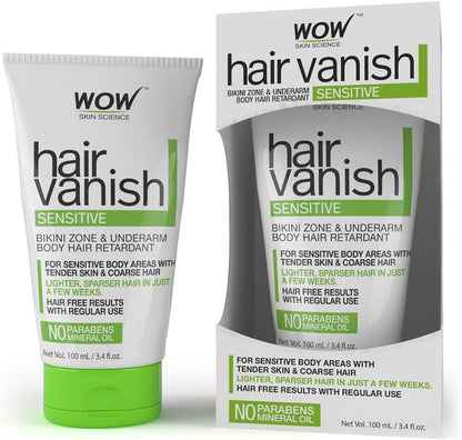 WOW SKIN SCIENCE HAIR VANISH FOR SENSITIVE SKIN, 100ML
