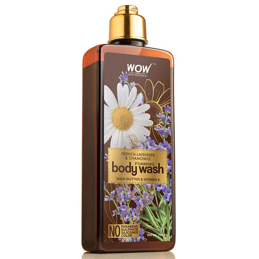 WOW SKIN SCIENCE LAVENDER & CHAMOMILE BODY WASH, 250ML