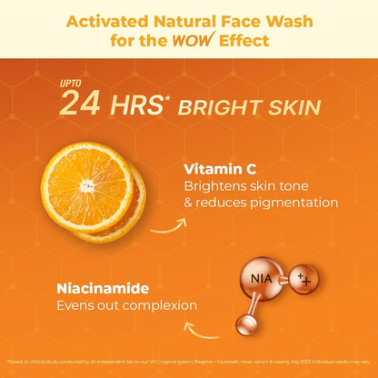 WOW SKIN SCIENCE VITAMIN C FACE WASH, 100ML