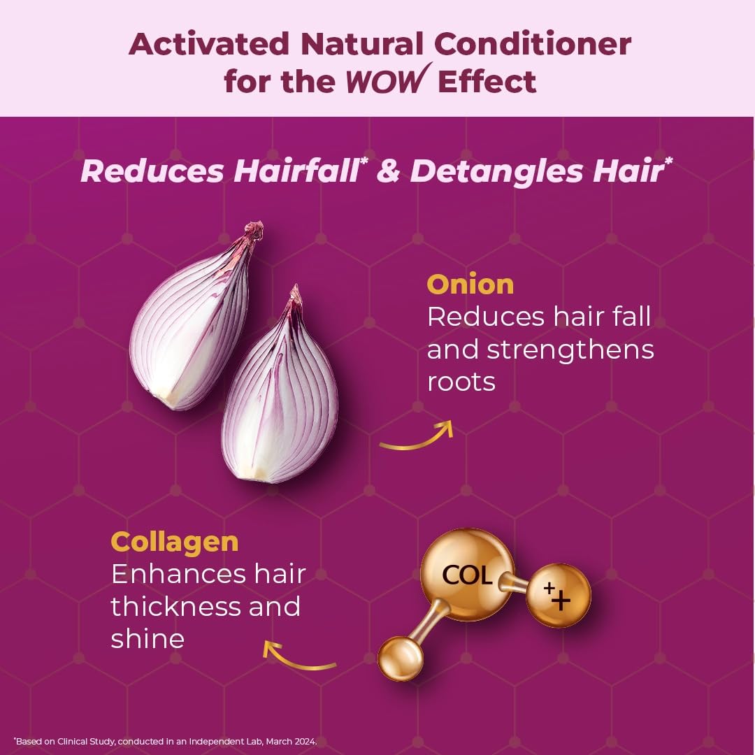WOW SKIN SCIENCE ONION RED SEED OIL CONDITIONER, 500ML