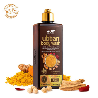 WOW SKIN SCIENCE UBTAN BODY WASH, 250ML