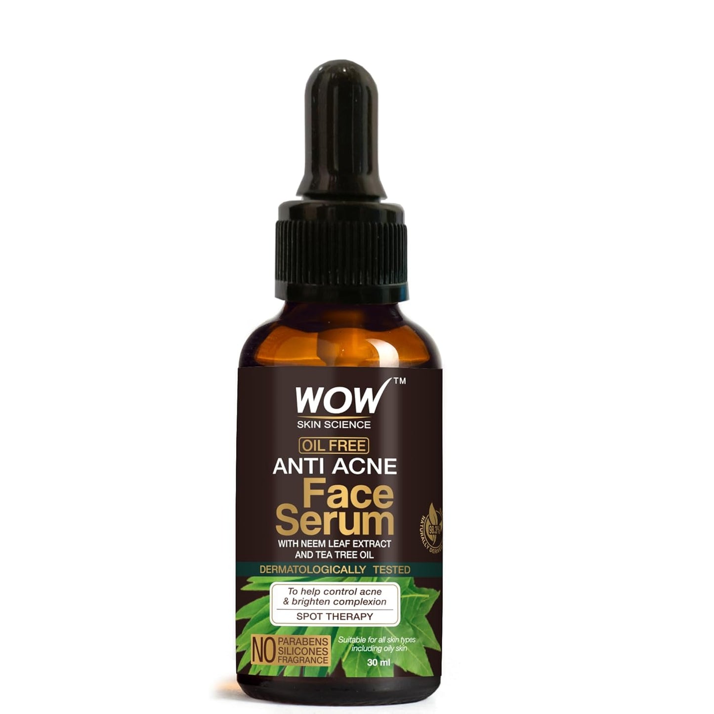 WOW SKIN SCIENCE ANTI ACNE FACE SERUM, 30ML