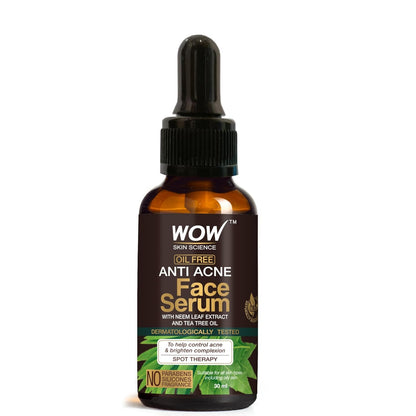WOW SKIN SCIENCE ANTI ACNE FACE SERUM, 30ML