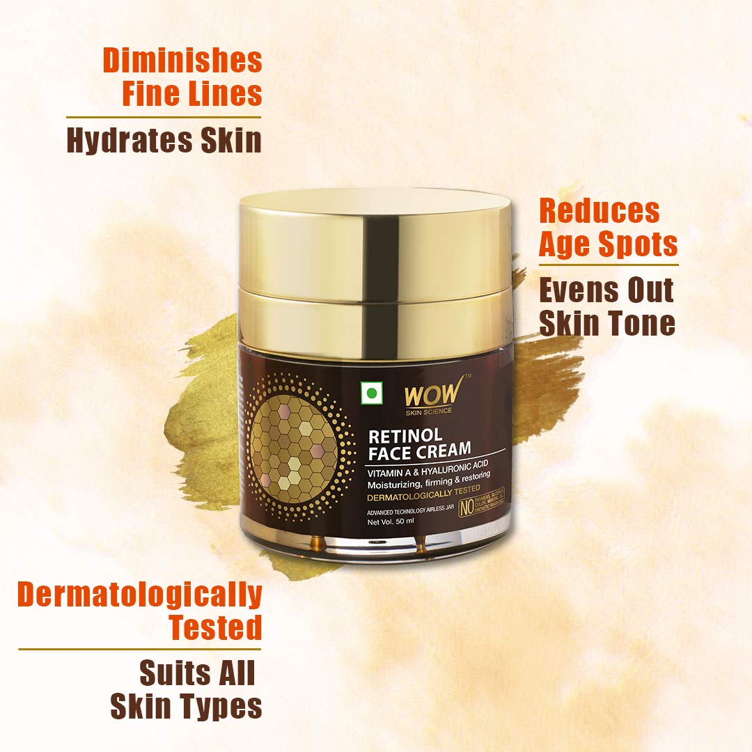 WOW SKIN SCIENCE RETINOL FACE CREAM, 50ML