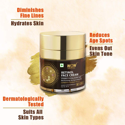 WOW SKIN SCIENCE RETINOL FACE CREAM, 50ML