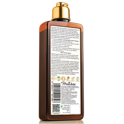 WOW SKIN SCIENCE APPLE CIDER VINEGER BODY WASH, 250ML