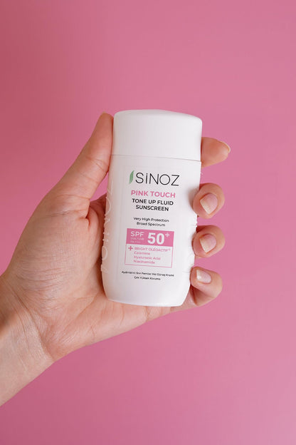 Sinoz Pink Touch Tone Up Fluid Sunscreen SPF 50+, 50ml
