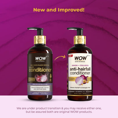 WOW SKIN SCIENCE ONION RED SEED OIL CONDITIONER, 500ML