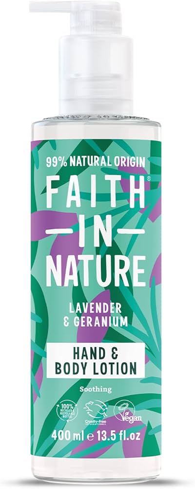 Faith In Nature Lavender & Geranium Hand & Body Lotion, 400ML