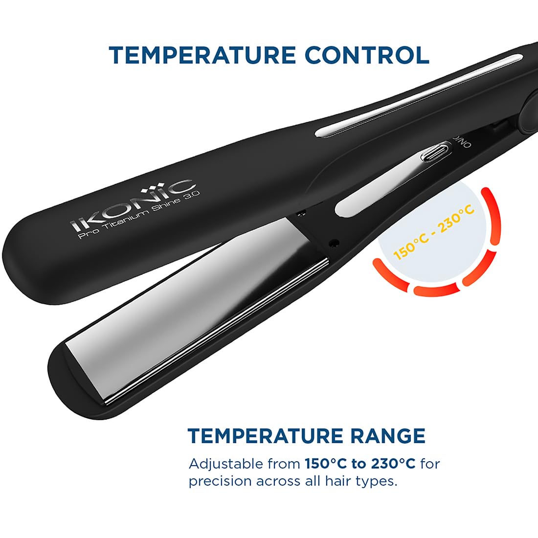 BLACK TITANIUM PRO HAIR STRAIGHTNER
