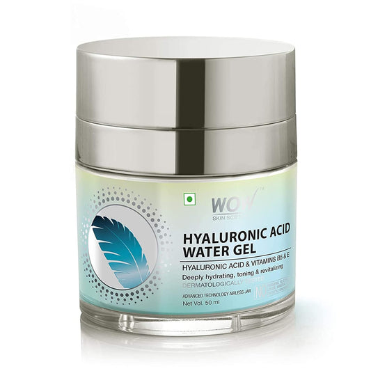 WOW SKIN SCIENCE HYALURONIC ACID WATER GEL, 50ML