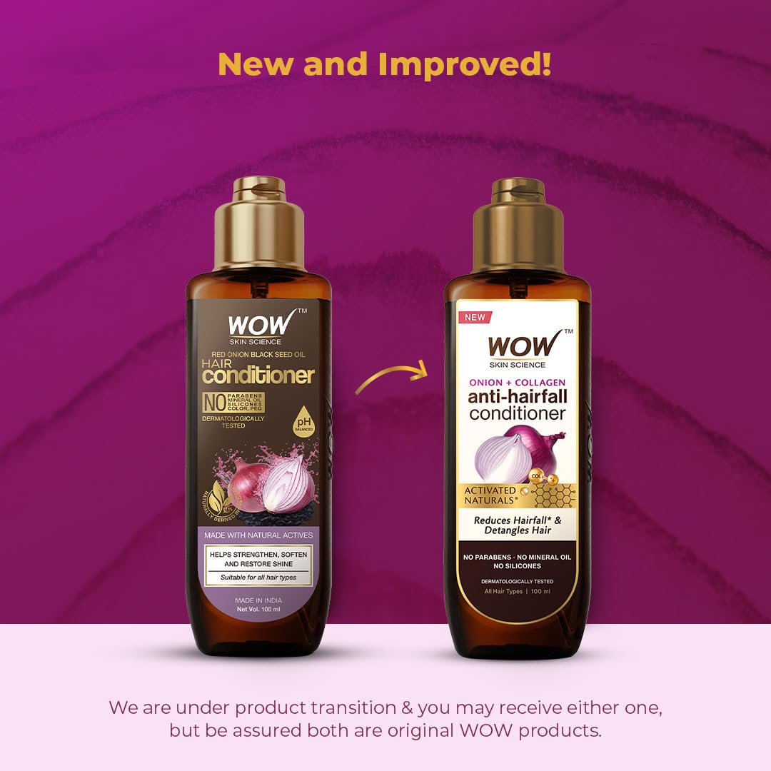 WOW SKIN SCIENCE ONION RED SEED OIL CONDITIONER, 100ML