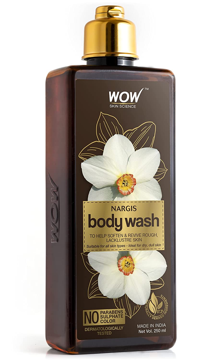 WOW SKIN SCIENCE NARGIS BODY WASH, 250ML