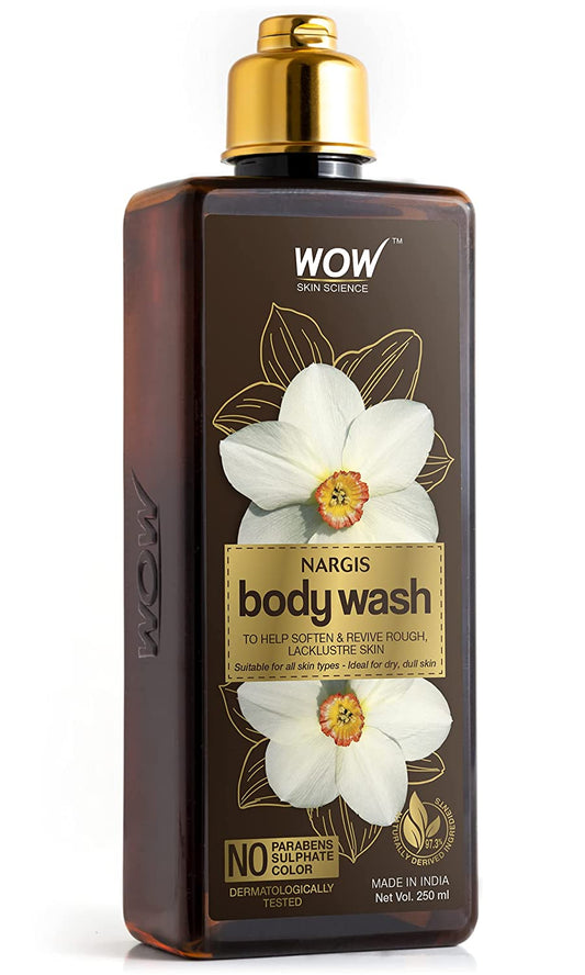 WOW SKIN SCIENCE NARGIS BODY WASH, 250ML