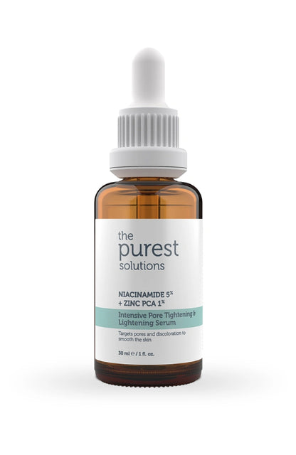 The Purest Solutions Niacinamide 5% + Zinc PCA Intensive Pore Tightening & Lightening Serum, 30ml
