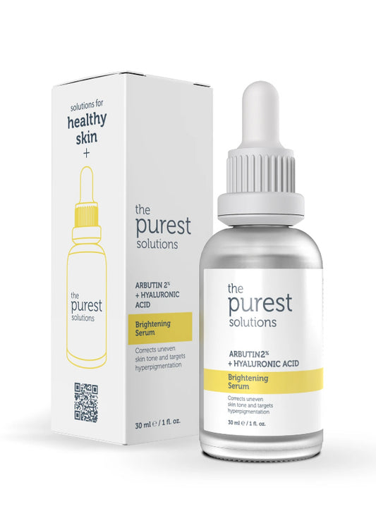 The Purest Solutions Arbutin 2% + Hyaluronic Acid Brightening Serum, 30ml
