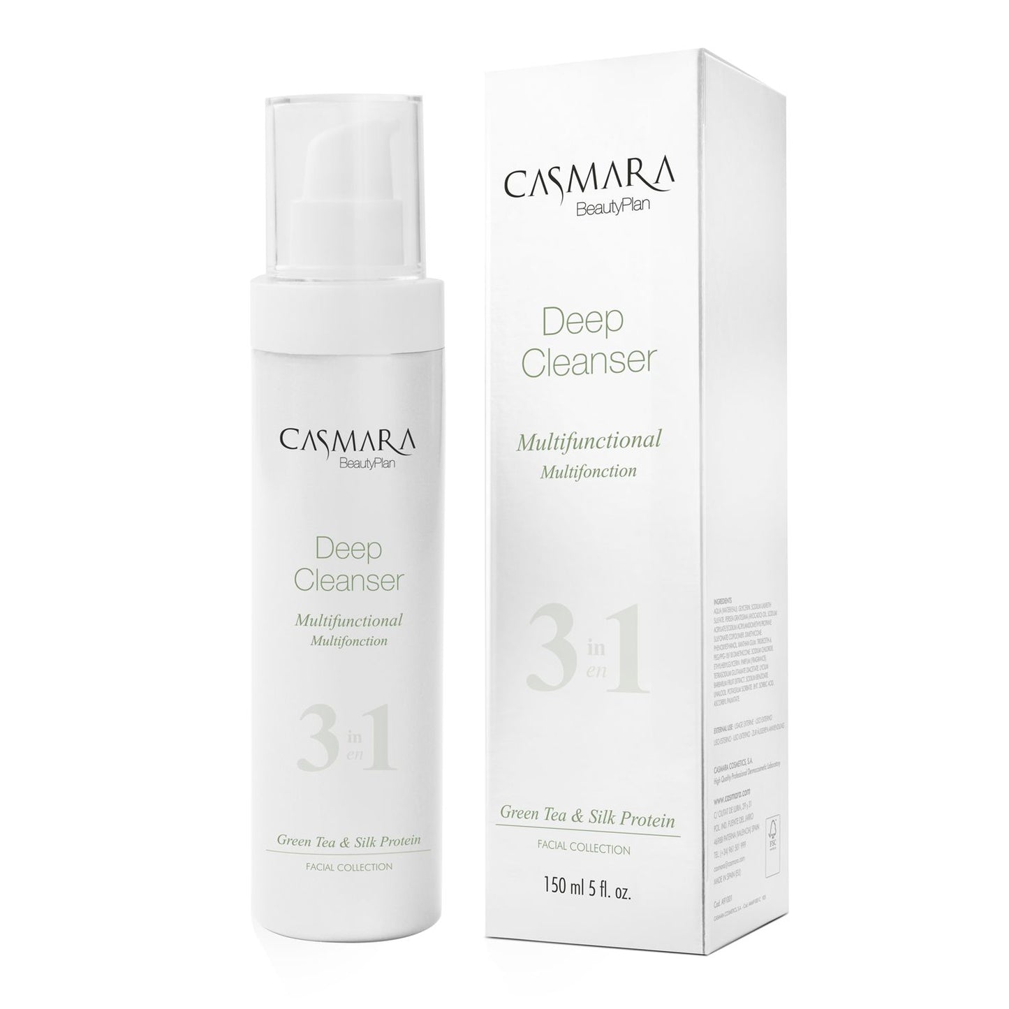 Casmara 3 in 1 Cleanser Deep Cleansing, 150ml