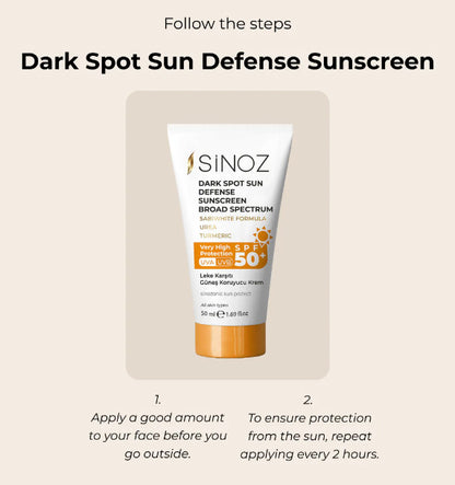 Sinoz Anti Dark Spot Sunscreen SPF 50+, 50ML