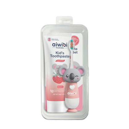 Aiwibi Kid's Tooth Brush & Tooth Paste Combo