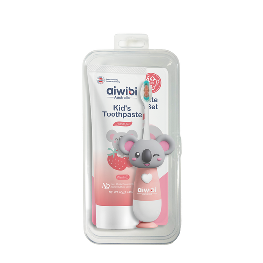 Aiwibi Kid's Tooth Brush & Tooth Paste Combo