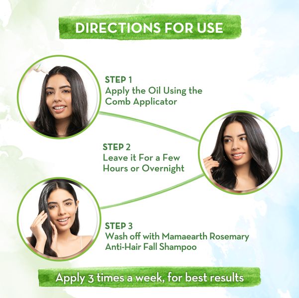 Mamaearth Rosemary Hair Growth Oil with Rosemary & Methi Dana, 150 ML