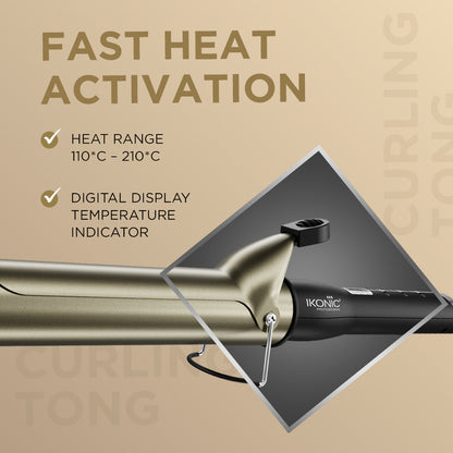 IKONIC CURLING TONG - CT 38