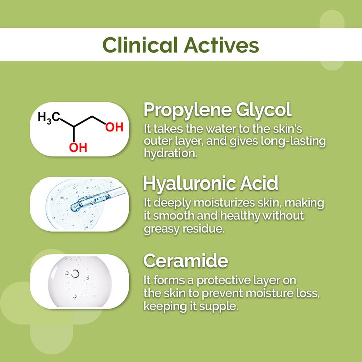 The Derma Co. 5% Propylene Oil-Free Moisturizer with Propylene Glycol & Hyaluronic Acid, 100 GM